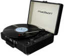 Madison Vintage Platespiller m. Bluetooth (Svart)