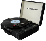 Madison Vintage Platespiller m. Bluetooth (Svart)