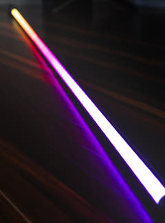 Ibiza Magic Color Stick RGB gulvlys (svart)