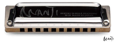 Suzuki Manji Standard M-20 diatonisk munnspill (A)