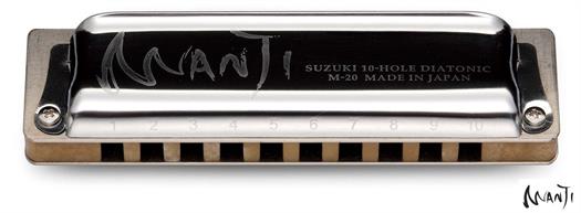 Suzuki Manji M-20 Standard diatonisk munnspill. Tone:  Høy G