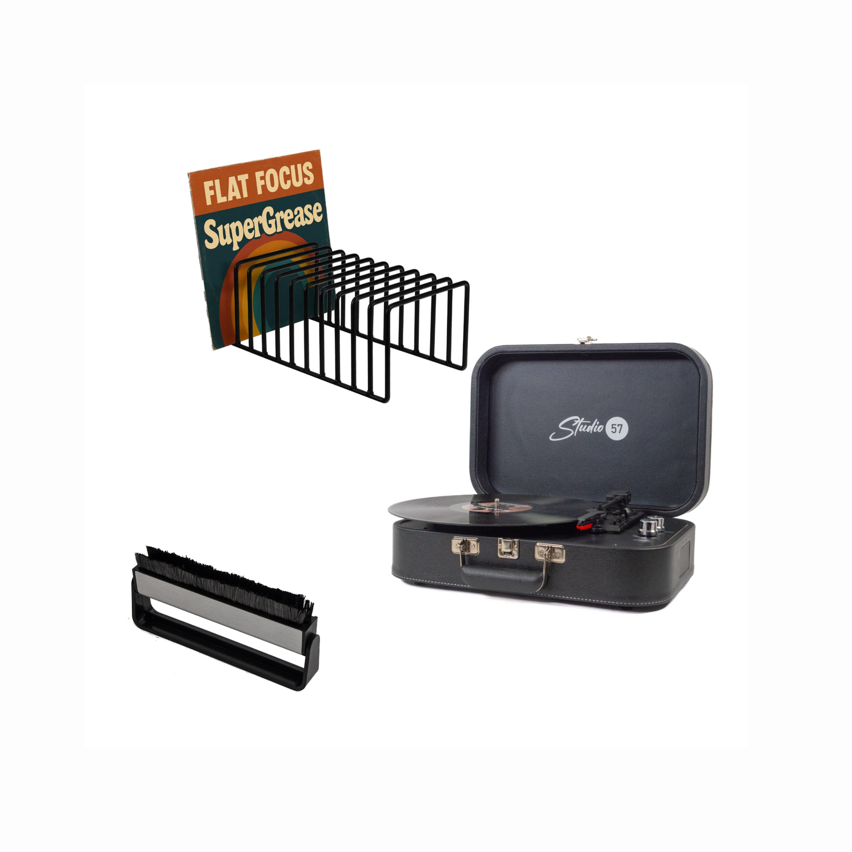Studio 57 Mellow Platespiller (Svart) Bundle