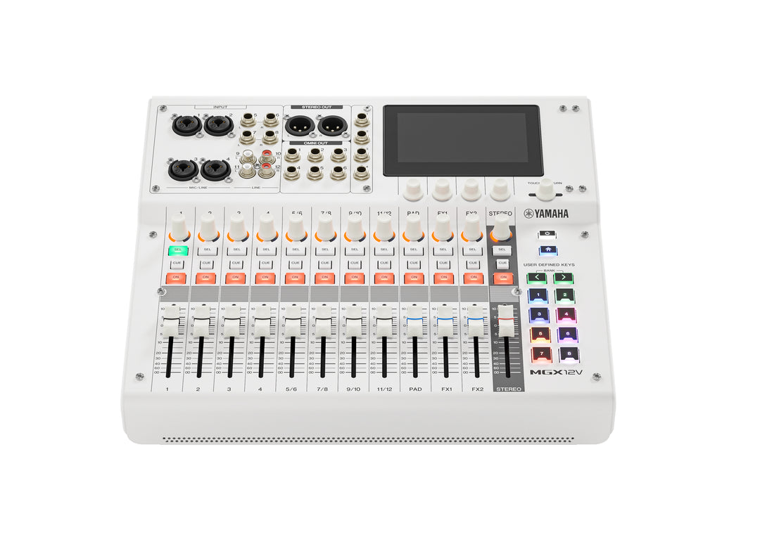 Yamaha MGX12V digital miksekonsoll (Hvit) - Videoversjon
