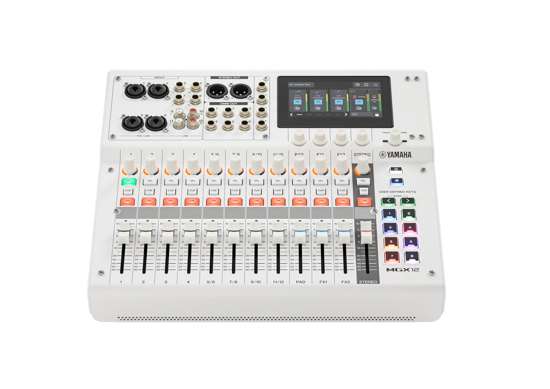 Yamaha MGX12 digital miksekonsoll (Hvit)