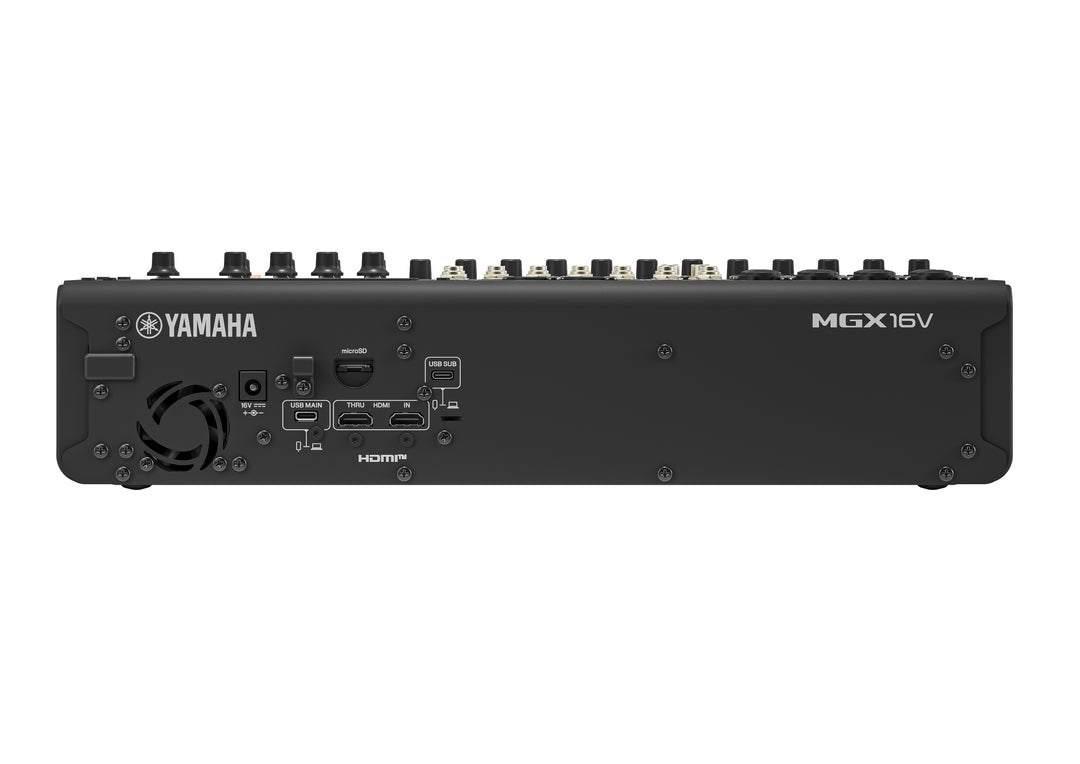 Yamaha MGX16V digital miksekonsoll (Svart) - Videoversjon