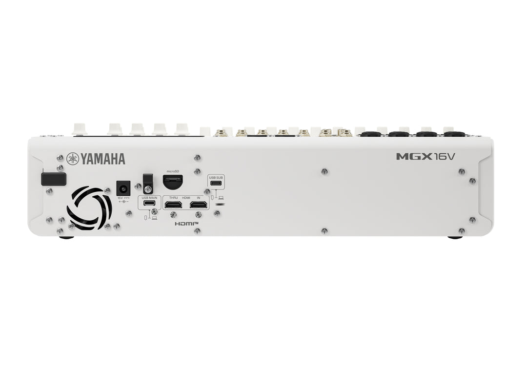 Yamaha MGX16V digital miksekonsoll (Hvit) - Videoversjon