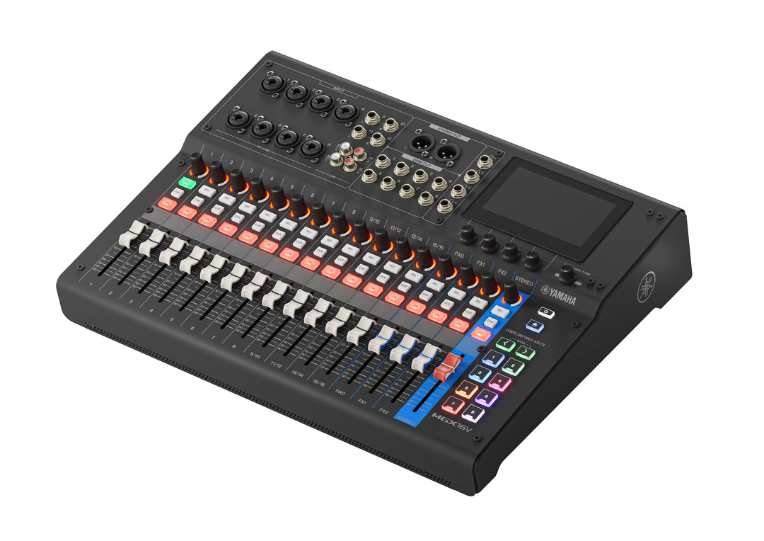 Yamaha MGX16V digital miksekonsoll (Svart) - Videoversjon