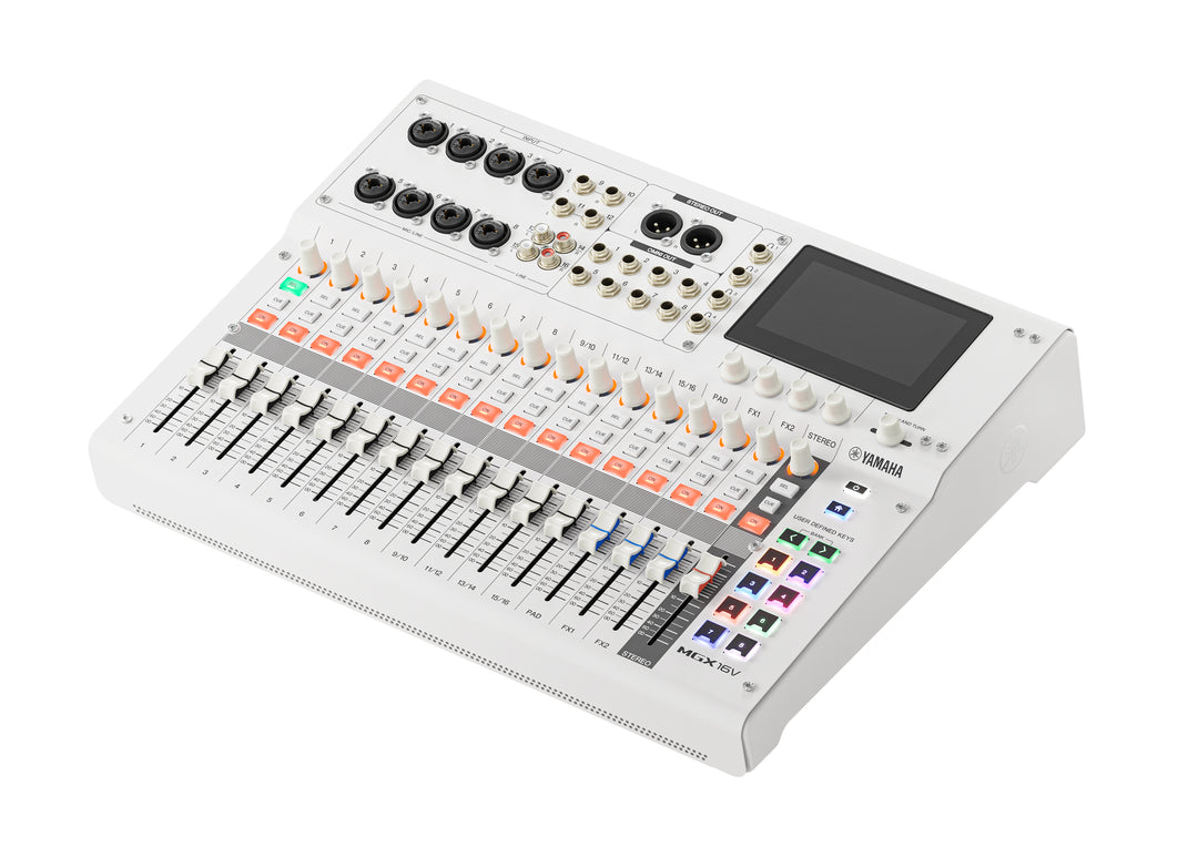 Yamaha MGX16V digital miksekonsoll (Hvit) - Videoversjon