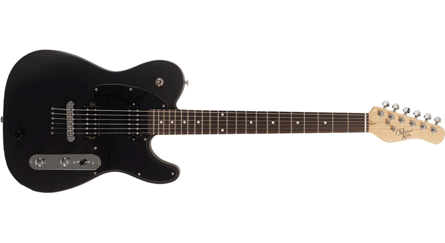 Michael Kelly Hybrid 55T hybridgitar, Black Satin