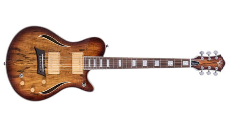 Michael Kelly Hybrid Special hybridgitar, Spalted Maple Burst