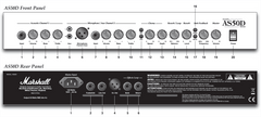Marshall AS50D akustisk gitarforsterker