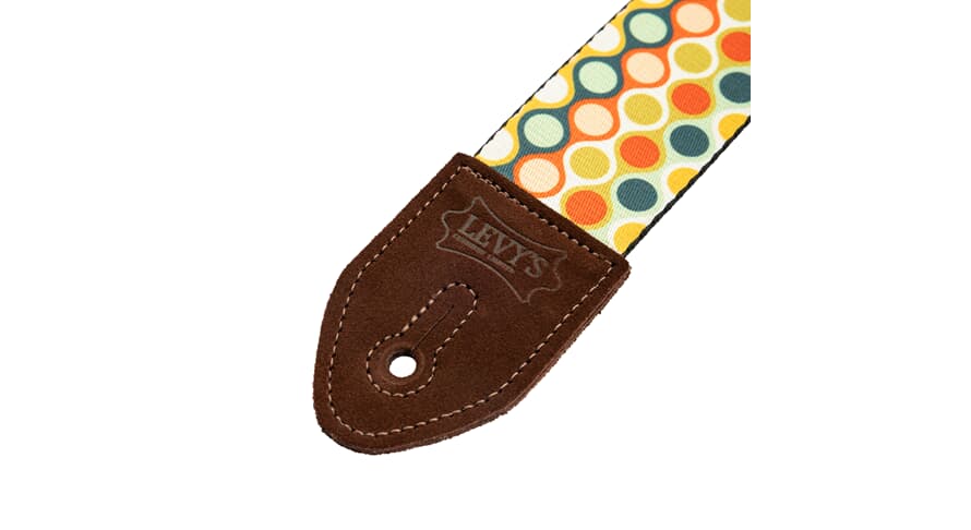 Levys MP2MCM stropp, rød, blå, grønn, gold mcm bubbles