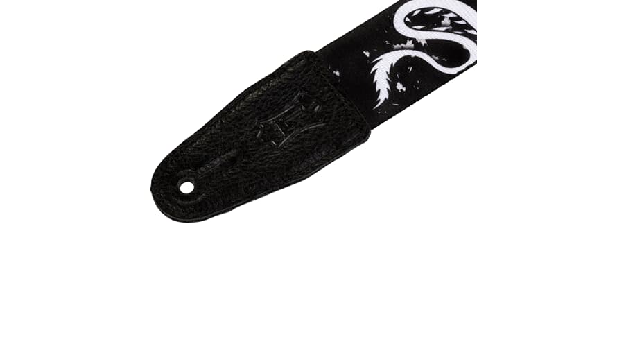 Levys MPD2 gitarrem 2", svart og hvit
