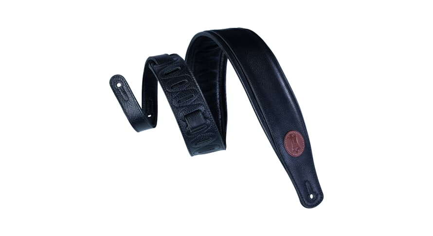 Levys MSS2 gitarrem 3", svart