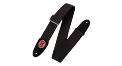 Levys MSSC8 gitarrem 2", svart