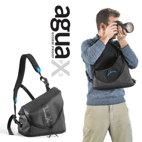MyMiggo Agua stormtett Torso Pack for stort DSLR-kamera og montert 24–70-objektiv