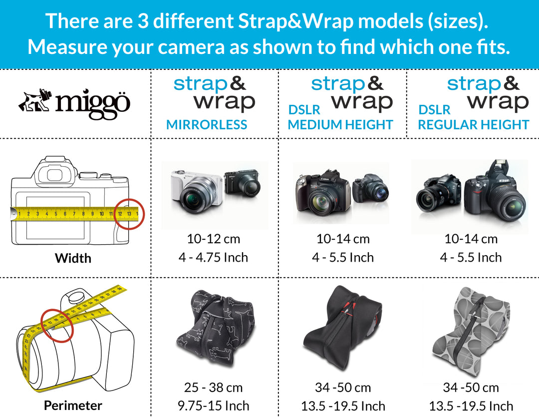 MyMiggo Padded  Camera Strap and Wrap  for SLR