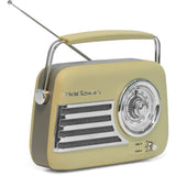 Madison Retro Radio med Bluetooth og FM (Matte Olive Green)