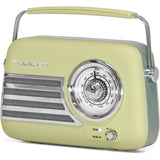 Madison Retro Radio med Bluetooth og FM (Matte Olive Green)