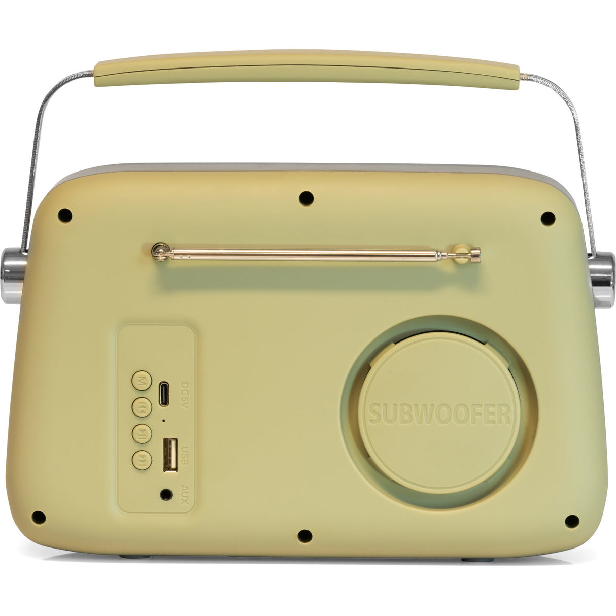 Madison Retro Radio med Bluetooth og FM (Matte Olive Green)
