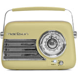 Madison Retro Radio med Bluetooth og FM (Matte Olive Green)