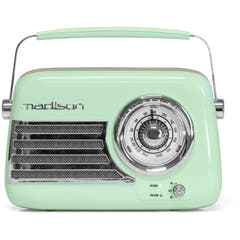 Madison Retro Radio med Bluetooth og FM (Mint)