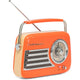 Madison Retro Radio med Bluetooth og FM (oransje)