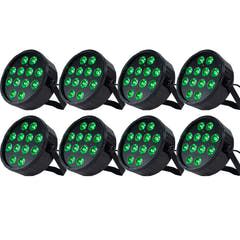 Marconi Polaris 12x12W RGBW PAR-lampe 8 stk. pakke