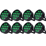 Marconi Polaris 12x12W RGBW Parlampe 8 stk. Bundle