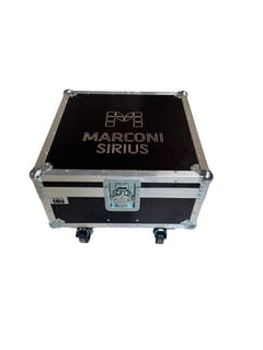 Marconi flightcase til 6 X SIRIUS-batterilamper