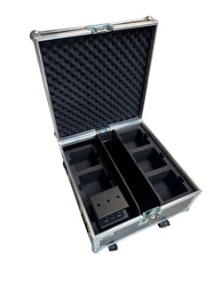 Marconi flightcase til 6 X SIRIUS-batterilamper