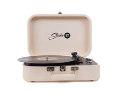 Studio 57 Mellow platespiller (hvit)