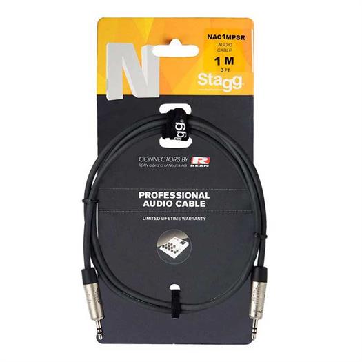 Stagg NAC1MPSR Minijack AUX-kabel (1 m)