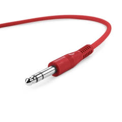 3-stjerners 6,3 mm Jack Patch-kabler 6-pakning (60 cm)