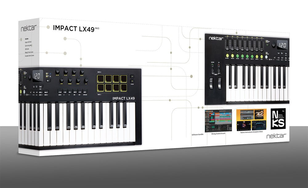 Nektar Impact LX49mk3 MIDI-keyboards