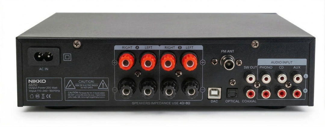 NIKKO AB250 Hi-Fi Forsterker (2x50W)