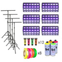 Natminton – komplett pakke for 3 baner