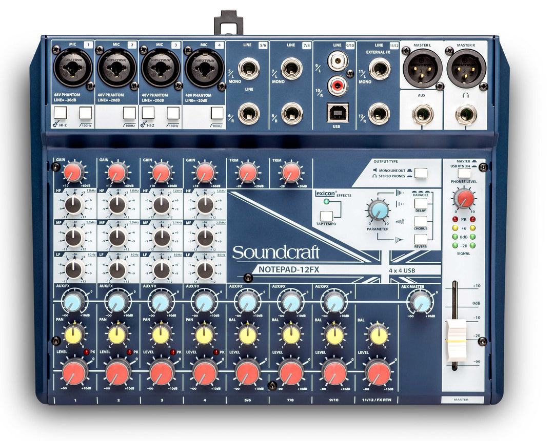 Soundcraft Notepad 12FX-mikser