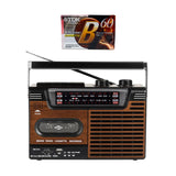 Studio 57 Kassettspiller m. FM & Bluetooth, Brun + Kassettbånd