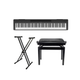 Yamaha P-145BT El Piano Bundle
