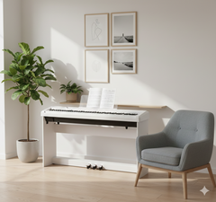 Grooveland P22 Komplett pianopakke (Hvit)