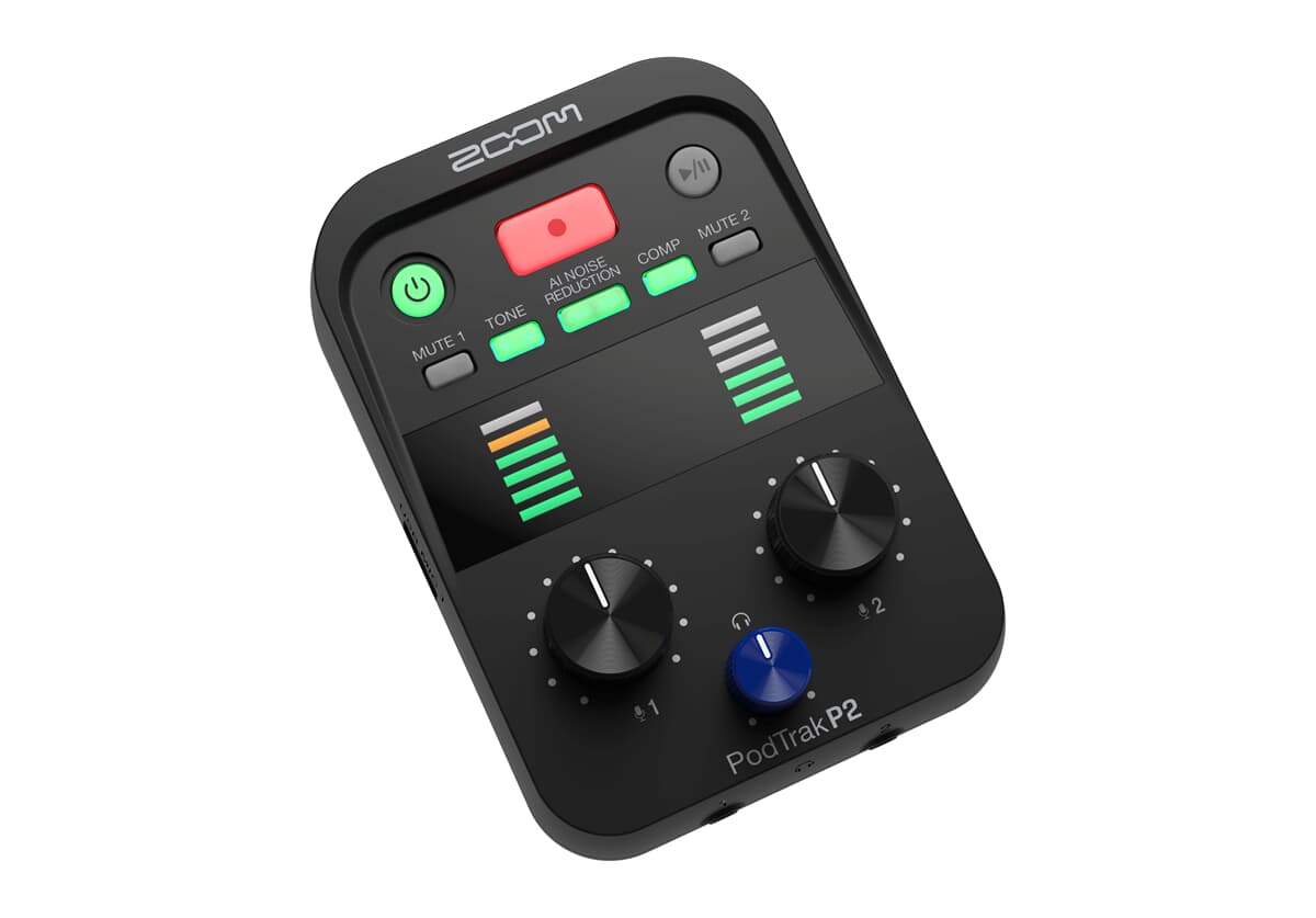 Zoom P2 PodTrak Podcast Mixer