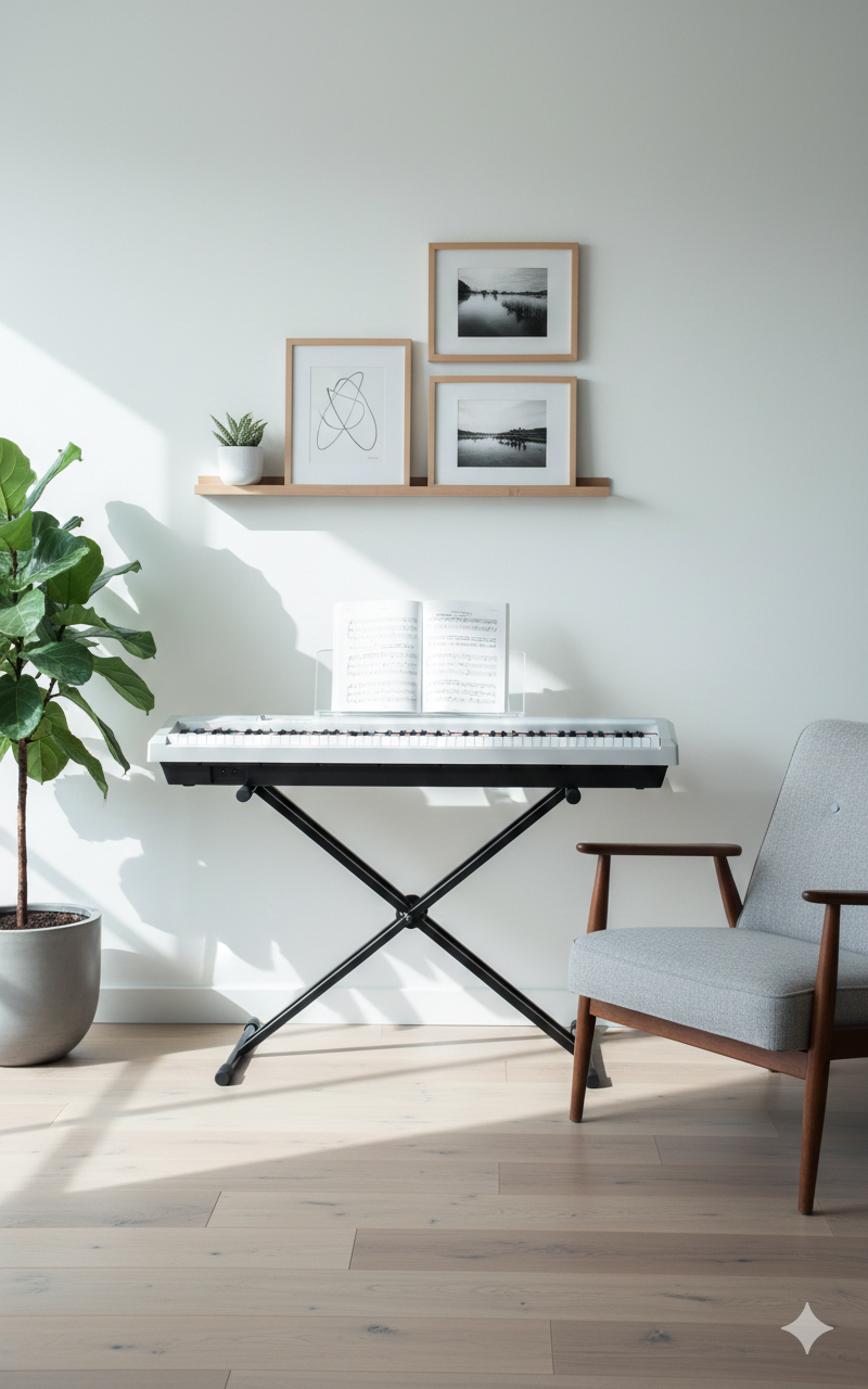 Grooveland P450 Elektrisk Piano Pack (Hvid)