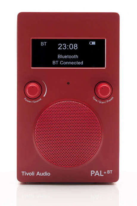 Tivoli Audio PAL+BT DAB+/Bluetooth Høyttaler (Rød) NY