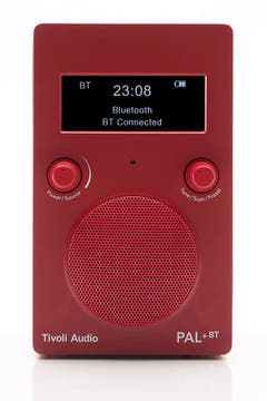 Tivoli Audio PAL+BT DAB+/Bluetooth Høyttaler (Rød) NY