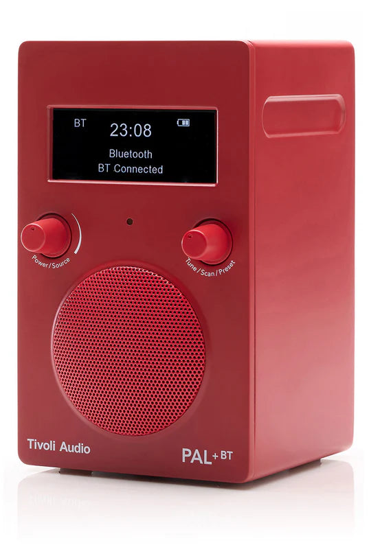 Tivoli Audio PAL+BT DAB+/Bluetooth Høyttaler (Rød) NY