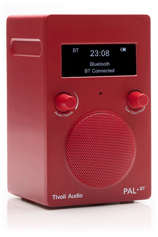 Tivoli Audio PAL+BT DAB+/Bluetooth Høyttaler (Rød) NY