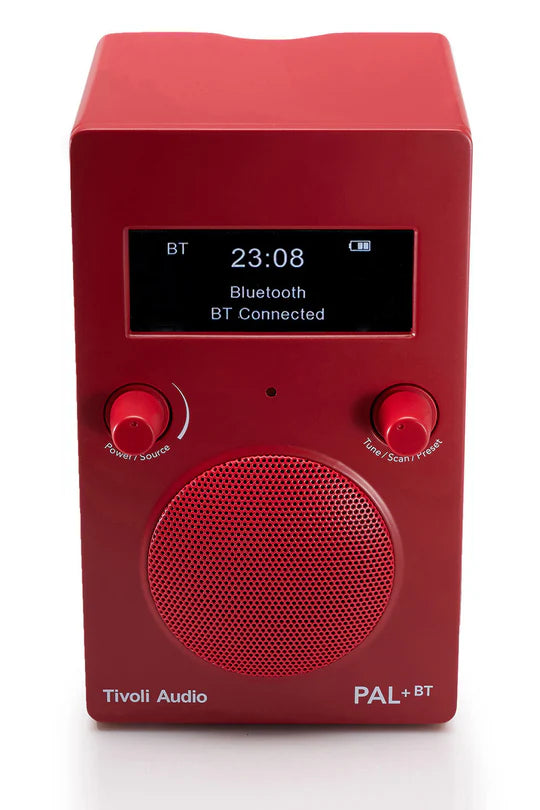 Tivoli Audio PAL+BT DAB+/Bluetooth Høyttaler (Rød) NY