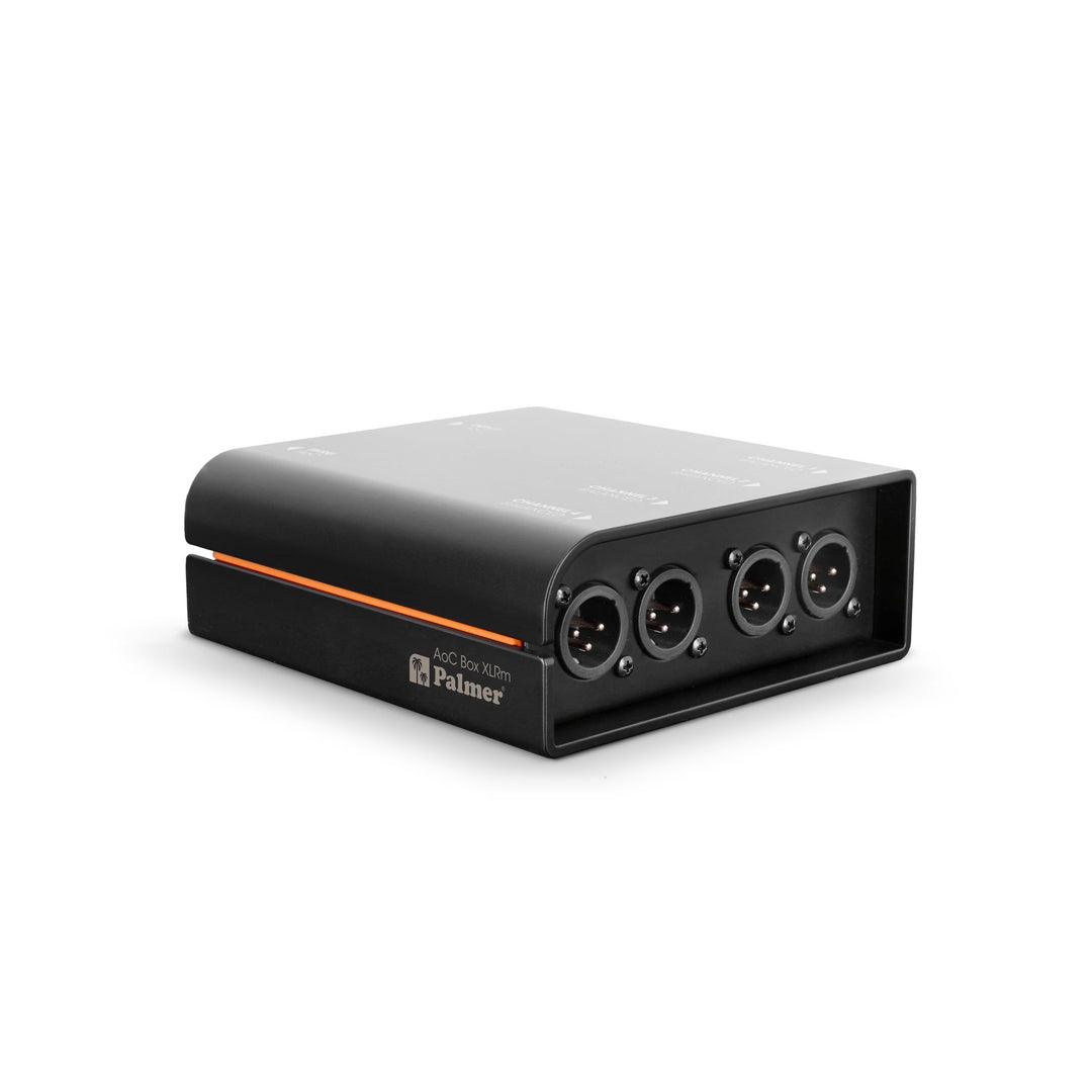 Palmer AoC Box XLRm - Audio over Cat-boks fra etherCON til 4 x XLR hann
