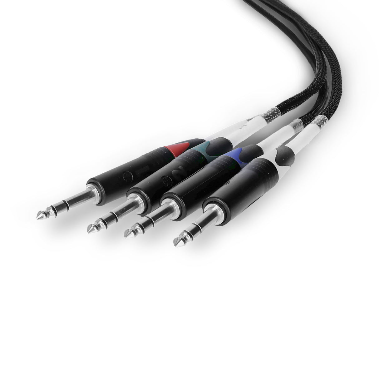 Palmer AoC Loom TRSm - Audiokabelsett (Audio over Cat) fra etherCON til 4 x 6,3 mm TRS-jack